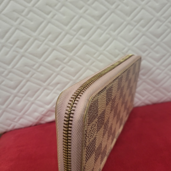 Louis Vuitton Damier Azur Zippy Long Wallet Pink..Authentic!! - Picture 15 of 16